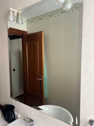 Espejo y plafones baño