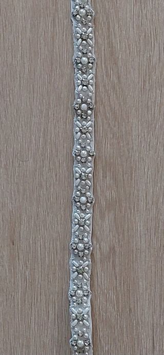 Cintura gioiello bianca