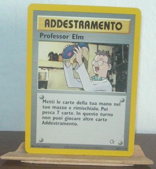 Carta Pokèmon Professor Elm