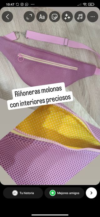 Riñoneras hechas a mano