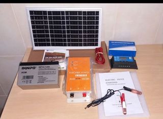 Cercado eléctricos Pastor con kit solar 12v