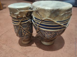 Bongos o Tambor doble Árabe pequeño