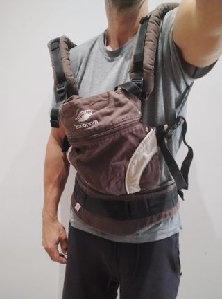 MOCHILA PORTABEBES MARRON PURE MANDUCA