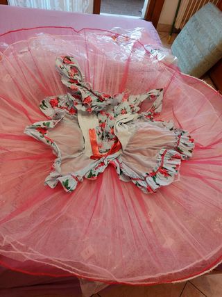 Set  tutù mezzo degas rosa azzurro Primula dance