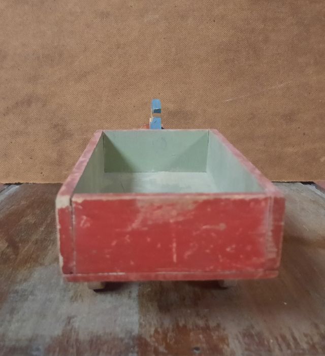 ANTIGUO CAMION "TRANSPORTES" MADERA.1935.VINTAGE