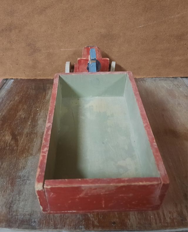 ANTIGUO CAMION "TRANSPORTES" MADERA.1935.VINTAGE