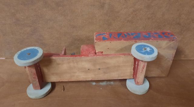 ANTIGUO CAMION "TRANSPORTES" MADERA.1935.VINTAGE