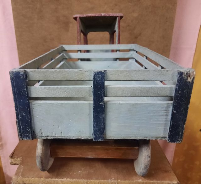 ANTIGUO JUGUETE.CAMION MADERA 61x27cm.1935.VINTAGE