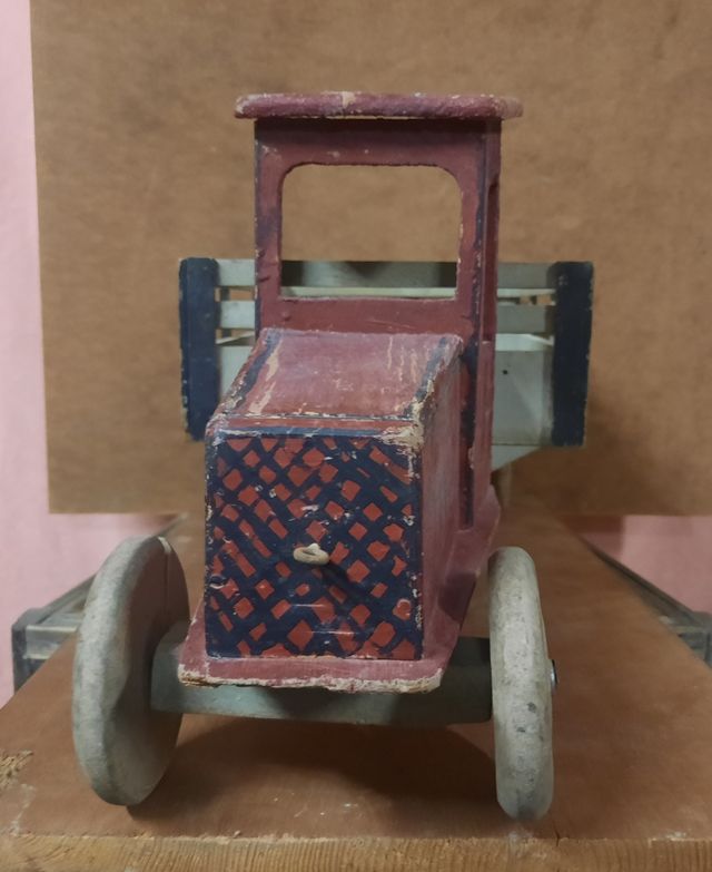 ANTIGUO JUGUETE.CAMION MADERA 61x27cm.1935.VINTAGE