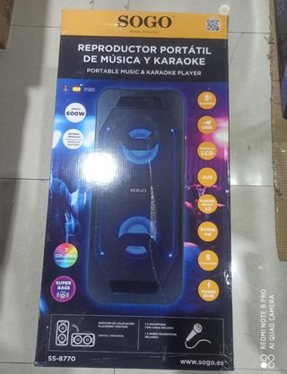 PARLANTE ALTAVOZ 🔊 KARAOKE