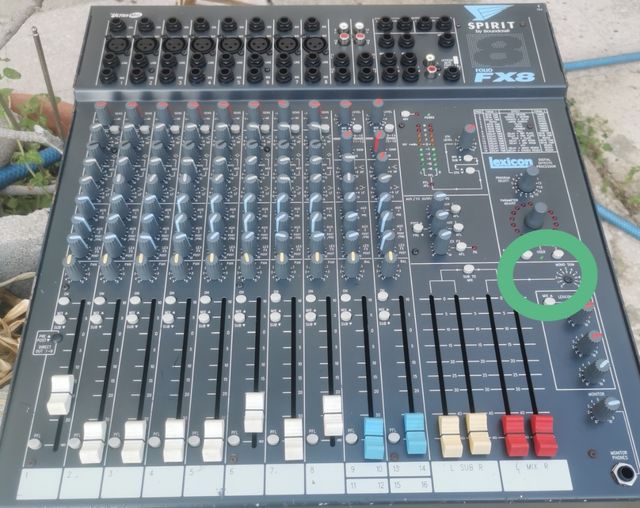 Mixer Soundcraft Fx 8.