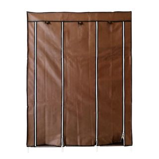 Armario Marrón Tela Vestidor 170x127x45 Cm NUEVO