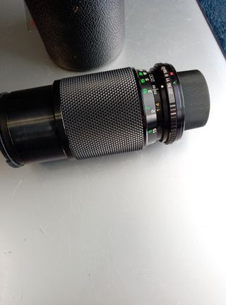 Dos objetivos clásicos ASAHI PENTAX, SOLIGOR