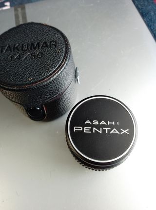 Dos objetivos clásicos ASAHI PENTAX, SOLIGOR