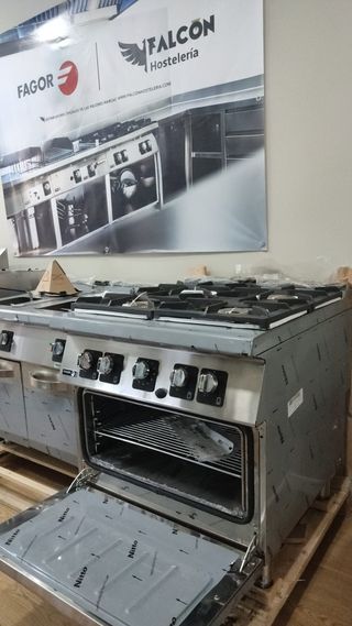 Cocina  + horno a gas 4 fuegos C-G941 KORE FAGOR