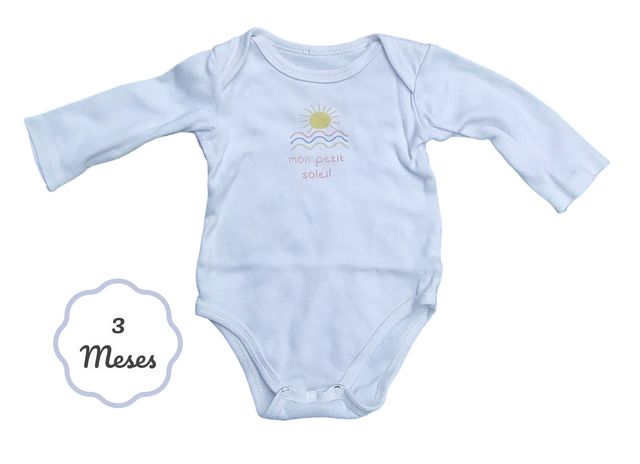 Body Branco 3 meses