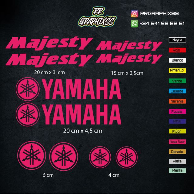 Kit Pegatinas Yamaha Majesty