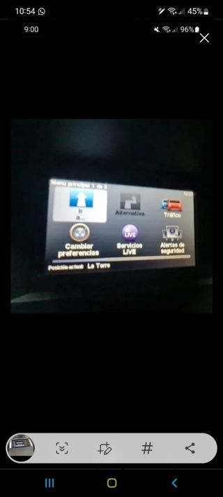 Pantalla GPS Renault Koleos 2011 Tomtom