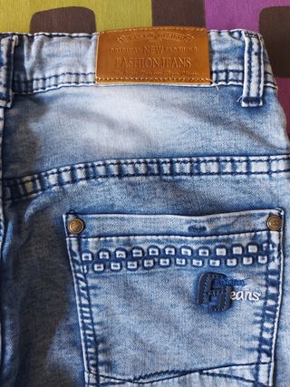 Pantalón niño corto vaquero 12 años