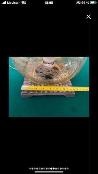 LAMPARA DE MESA MUY ANTIGUA