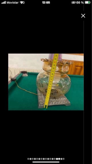 LAMPARA DE MESA MUY ANTIGUA