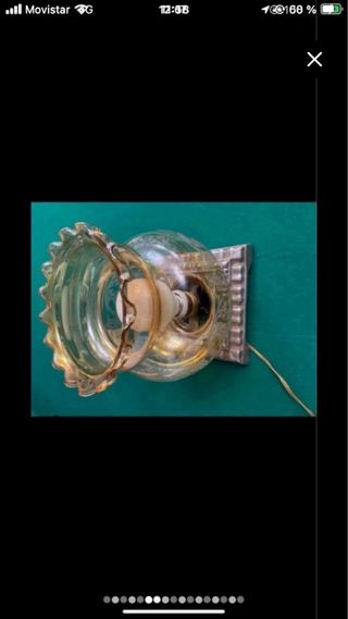 LAMPARA DE MESA MUY ANTIGUA
