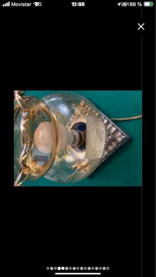 LAMPARA DE MESA MUY ANTIGUA