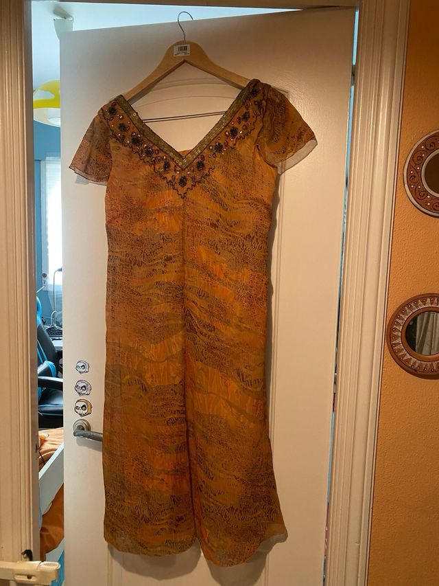 Vestido de seda