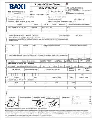 CALDERA CALEFACCIÓN Y ACS DE GAS NATURAL