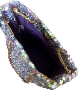 bombonera lentejuelas mujer