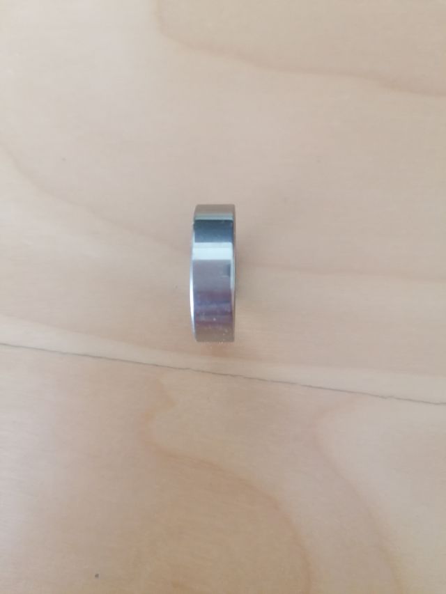 Anillo acero hombre