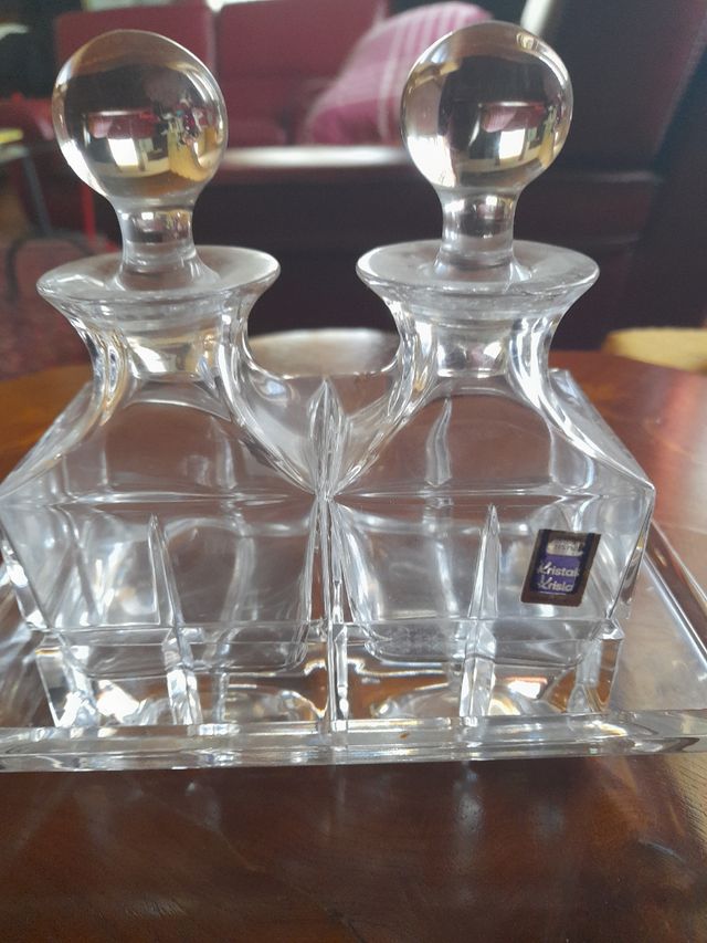 Set cristallo 24%piombo olio ?aceto