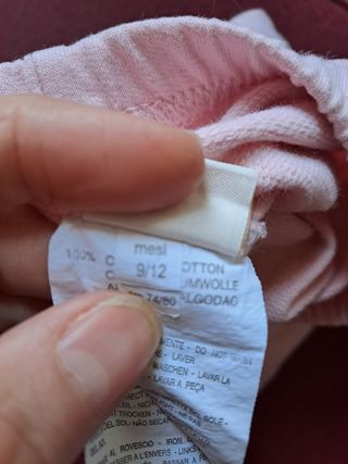 Pantalone bimba 9-12 mesi