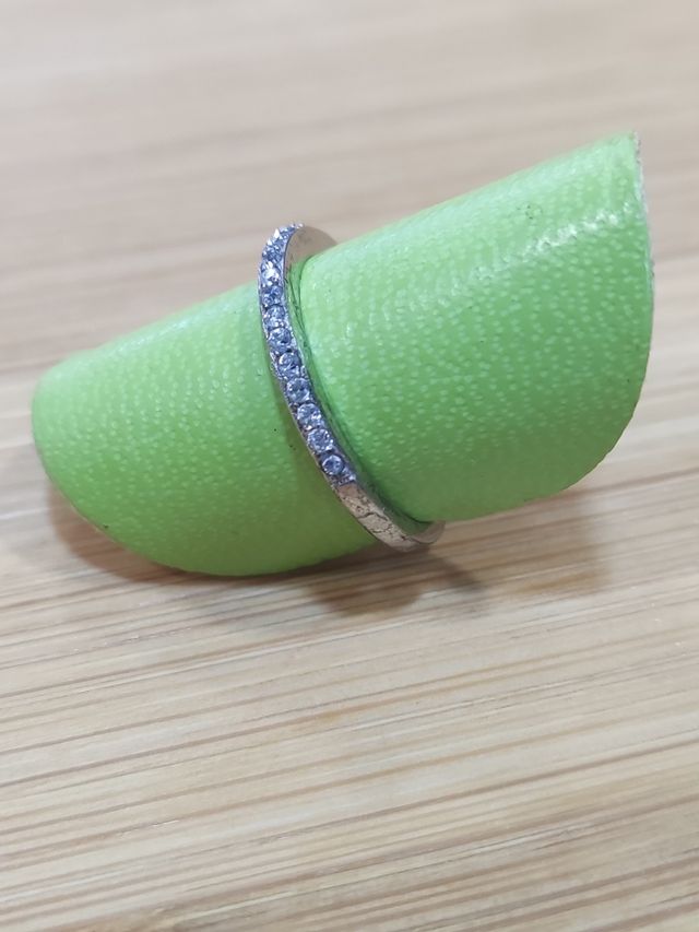 Anillo talla 8 plata de ley