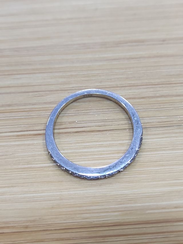 Anillo talla 8 plata de ley