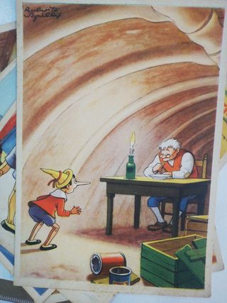 Cartoline di Pinocchio