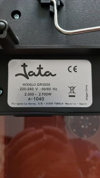 Plancha de asar electrónica JATA