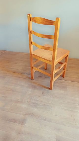 6 sedie ergonomiche in legno