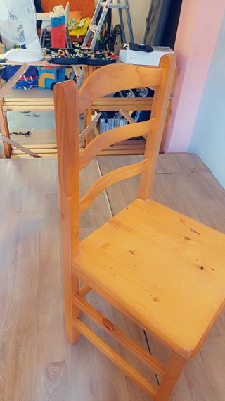 6 sedie ergonomiche in legno