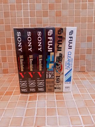  Cintas de VHS de Vídeo sin estrenar, virgenes