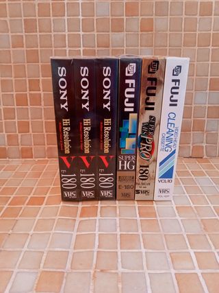  Cintas de VHS de Vídeo sin estrenar, virgenes