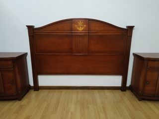 Conjunto muebles nogal para dormitorio