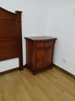 Conjunto muebles nogal para dormitorio