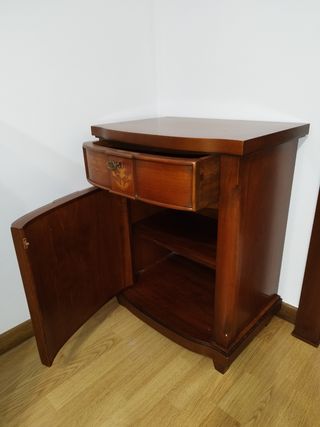 Conjunto muebles nogal para dormitorio