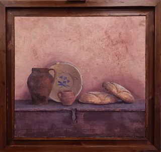 Bodegón sobre baúl