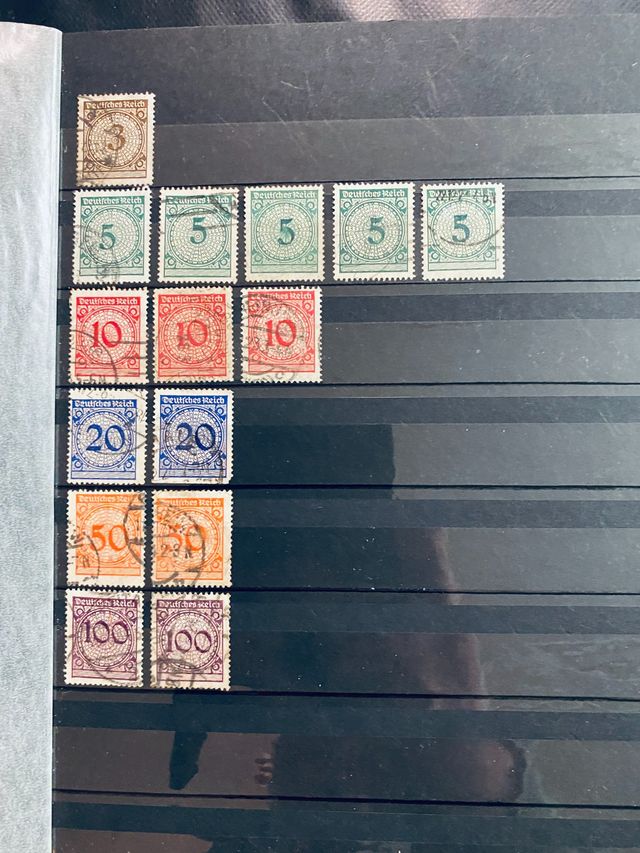 Collezione di francobolli dell'Impero tedesco 1871/1918