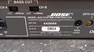 Bose controller 802, 502, 302