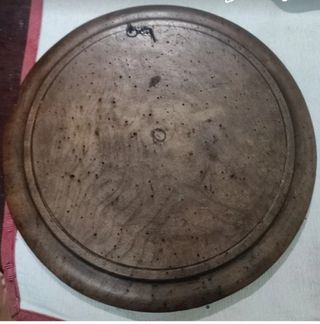 Precioso cuadro madera tallada y pintada