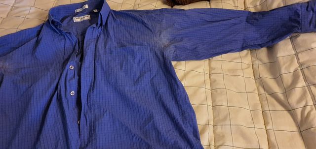 Blusa/camisa unisex azul marino