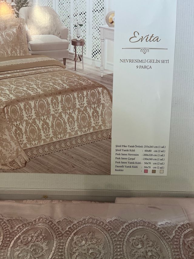 Copriletto matrimoniale 9 pezzi